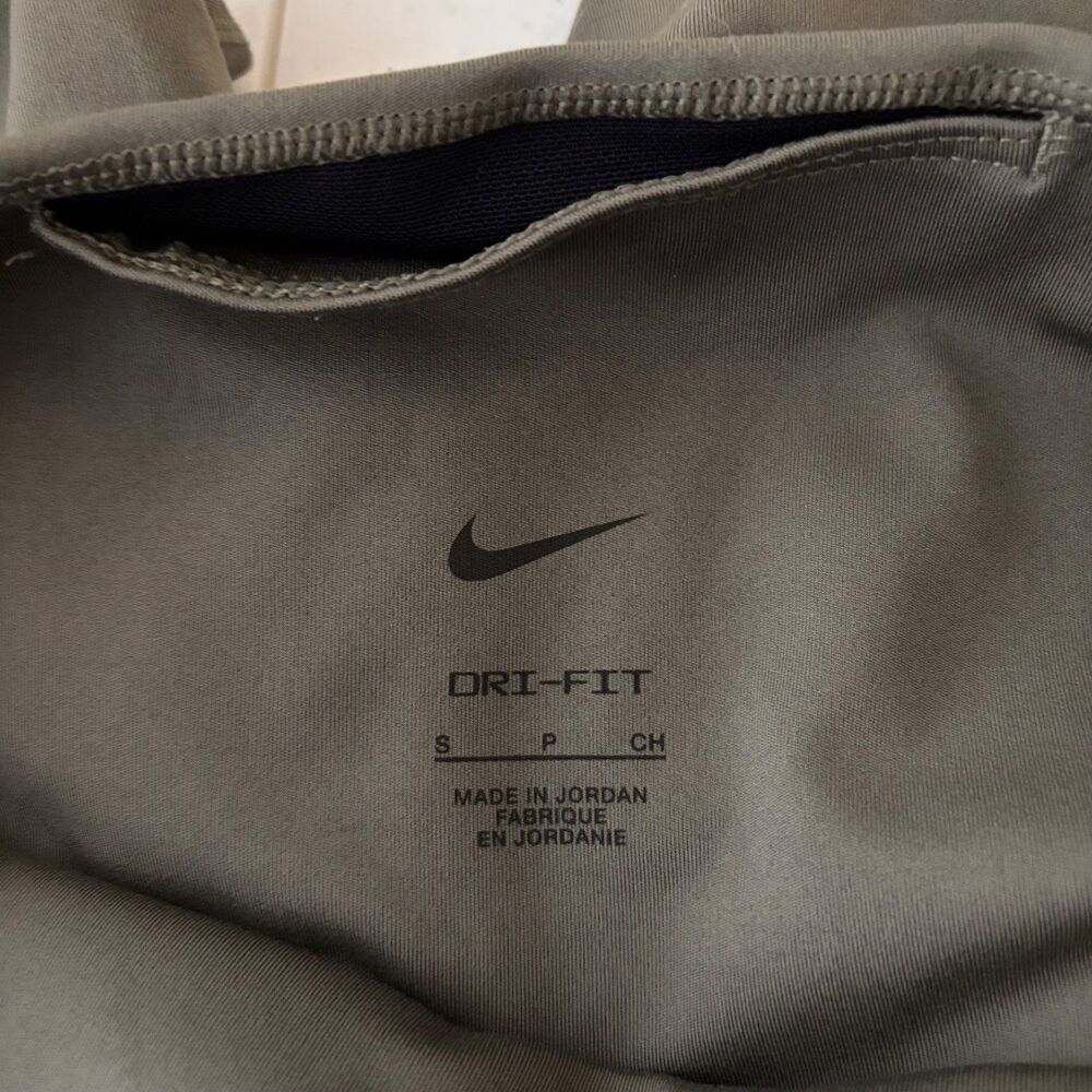 Nike Leggings Women's Small Green Olive Pull On Dri-Fit Athletic Active - Picture 5 of 8